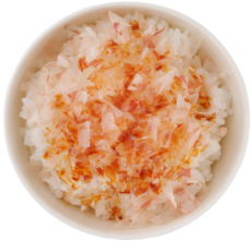 Katsubushi-meshi (Rice with dried skipjack tuna flakes)