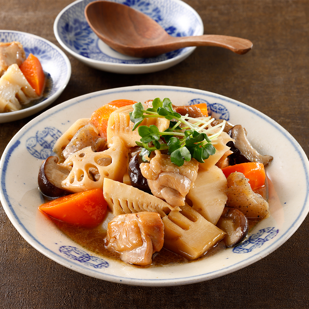 Chikuzen-ni(Simmered chiken and vegetables)