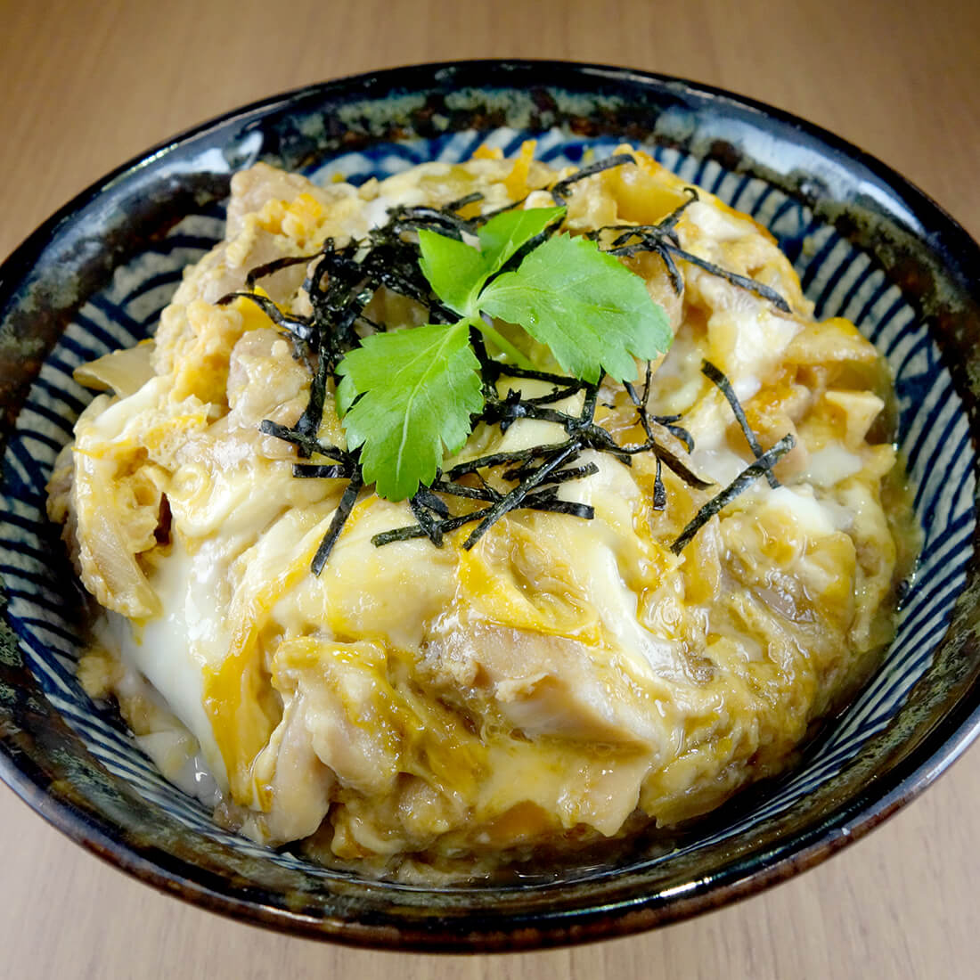 Oyako don<br />(Chicken and egg over rice)